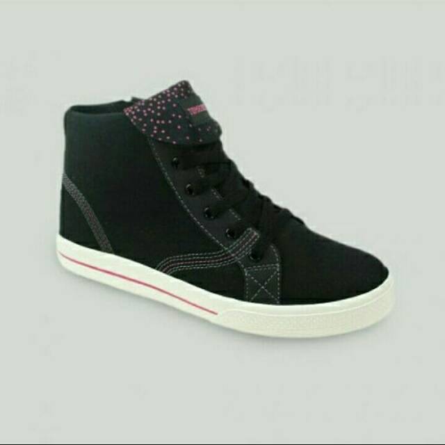 Sepatu tomkins wanita ricki black white