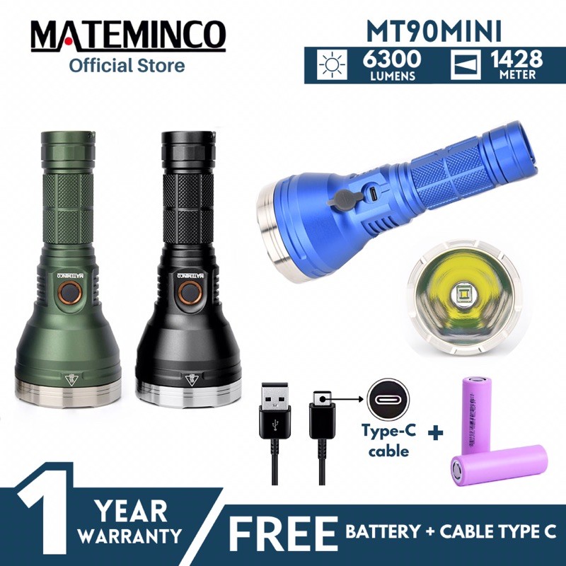 Mateminco MT90 Mini Luminus SBT90.2 4500 Lumens 1428 Meter