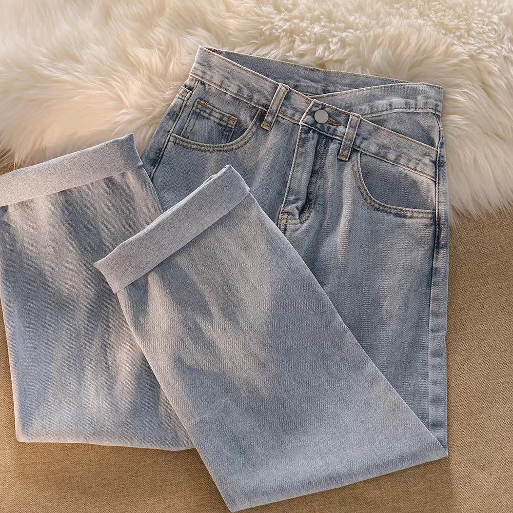 celana kulot highwaist loose jeans  wanita premium