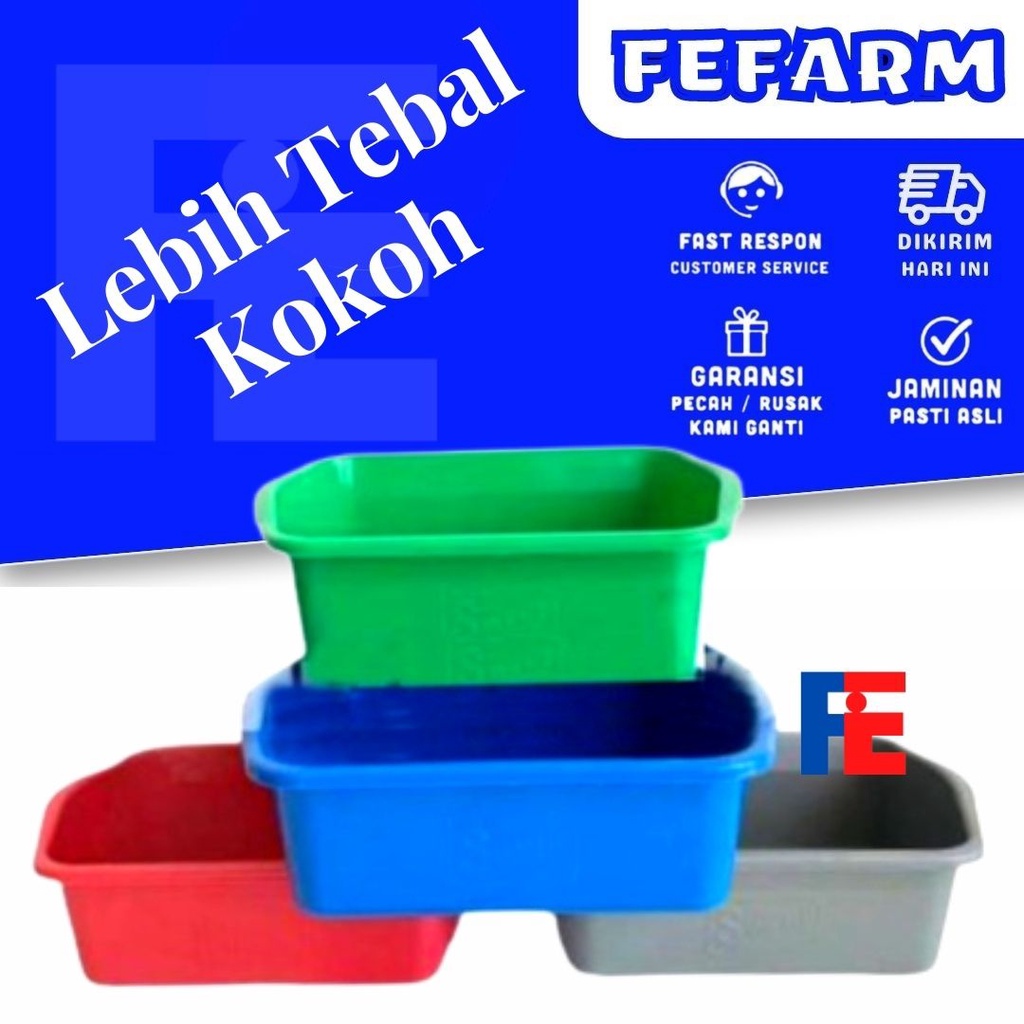 Bak Pasir Kucing/ Litter Box Sedang / Bak Pasir kucing Besar , Bak pasir / Bak Cupang FEFARM