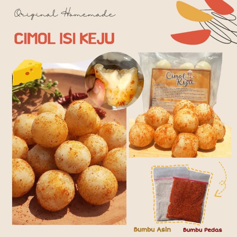 

Cimol keju leleh