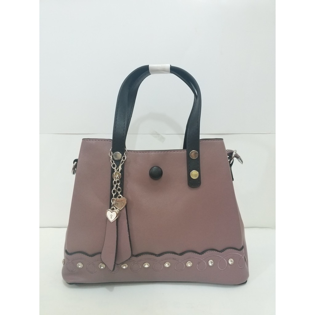 Tas Import Trendy Terbaru Warna Ungu Cantik