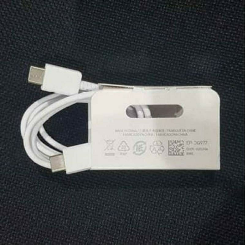 KABEL DATA SAMSUNG FAST CARGING TYPE C TO C