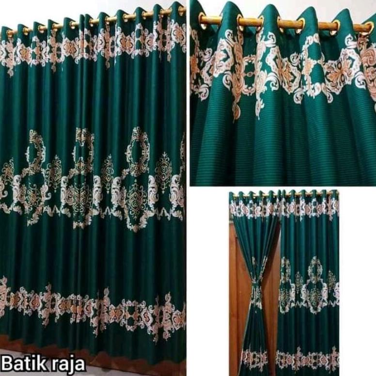 GORDEN SMOKRING 12 RING/MOTIF BATIK RAJA/TIRAI PINTU DAN JENDELA/HORDENG BATIK/GORDENG BUNGA/KORDEN 