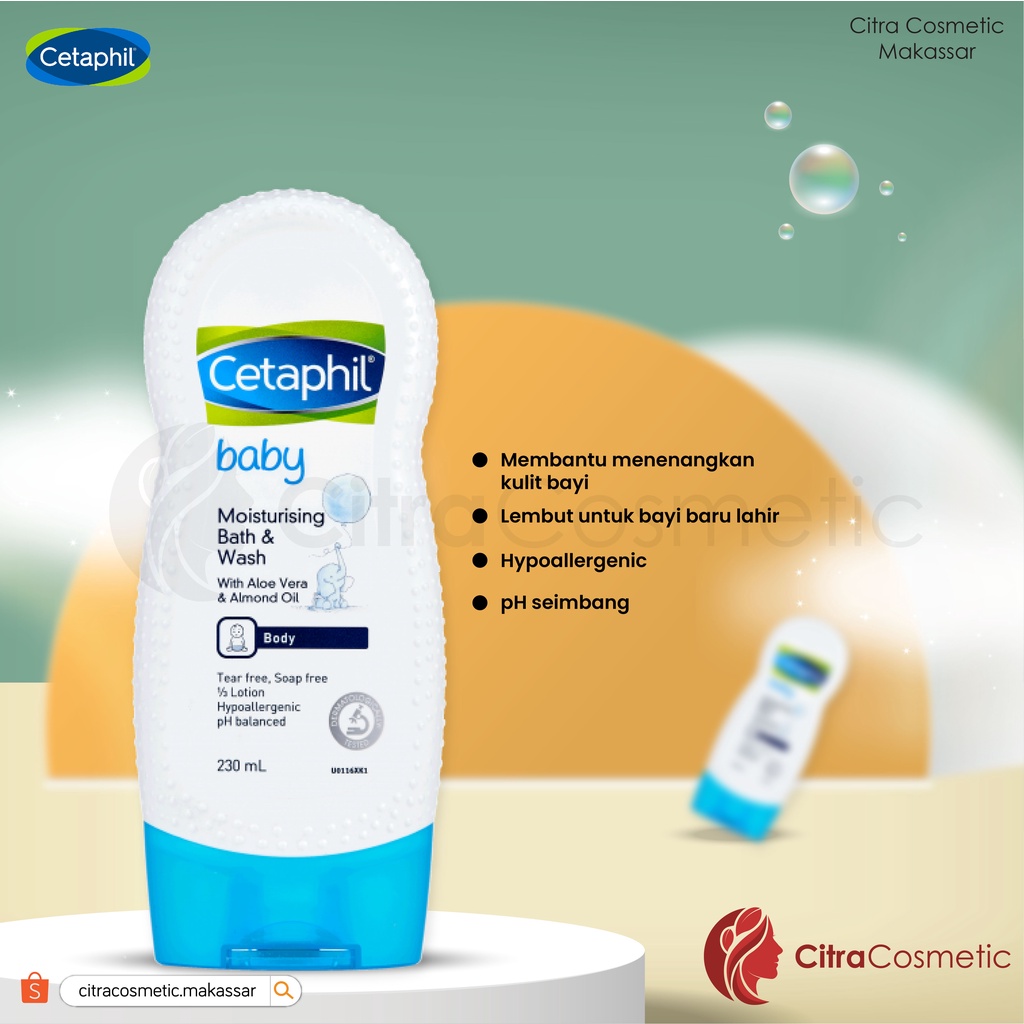 Cetaphil Baby Moisturizing Bath &amp; Wash 230Ml