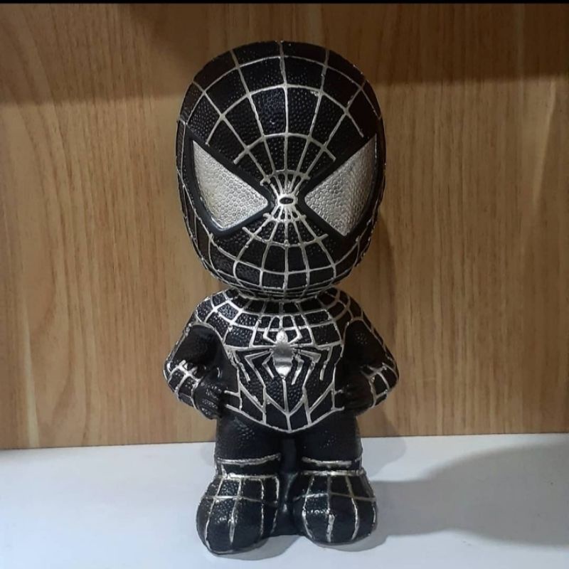 CELENGAN KARAKTER GYPSUM |CELENGAN ANAK UNIK| CELENGAN VIRAL| CELENGAN LUCU| CELENGAN-Spiderman hitam