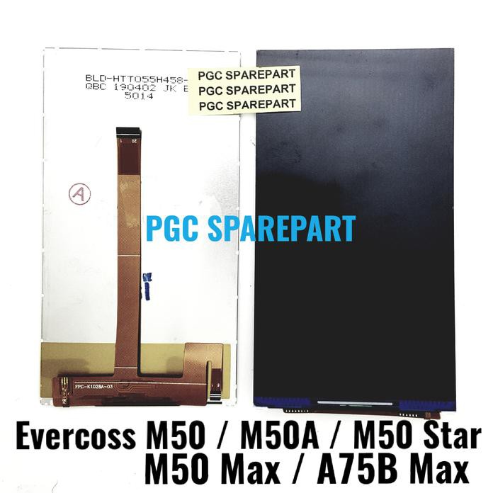 Original Oem Lcd Evercoss M50 M50A M50 Star M50 Max A75B Max Cross Ts F2B4
