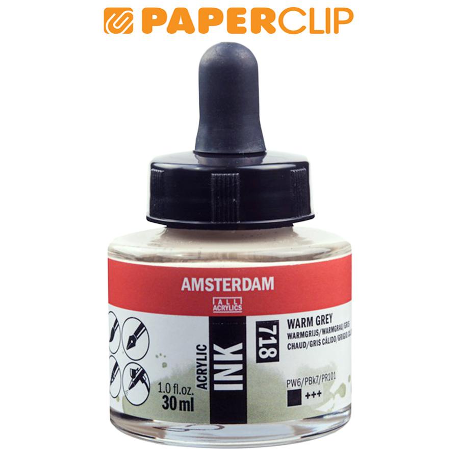 

CAT ACRYLIC AMSTERDAM 17207180AAC INK 30ML WARM GREY