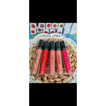 jazeera matte lip cream untuk tampilan bibir anda tampil cantik dan menarik ready 01 03 05