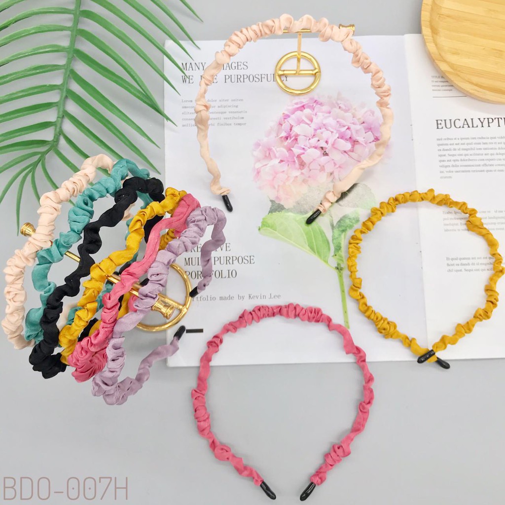 BANDO KERUT BENTUK POLOS W KOREA STYLE