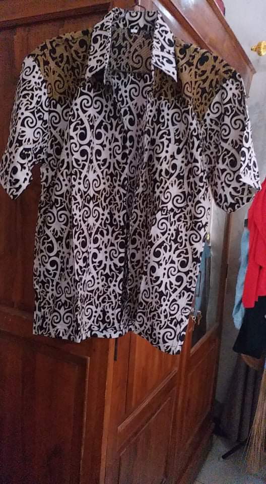 Couple Batik Motif Asmat Kalimantan