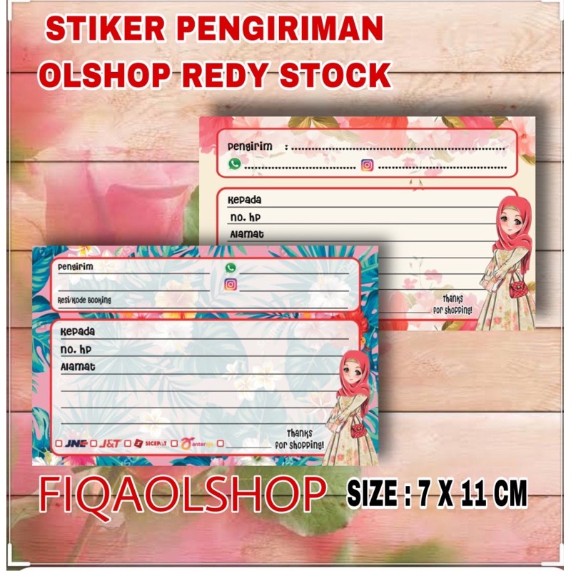 

ISI 50 PCS STIKER PENGIRIMAN OLSHOP | STIKER PENGIRIMAN - SIAP KIRIM