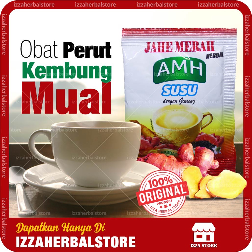 JAHE MERAH AMH SUSU Sachet Dan Renceng Original