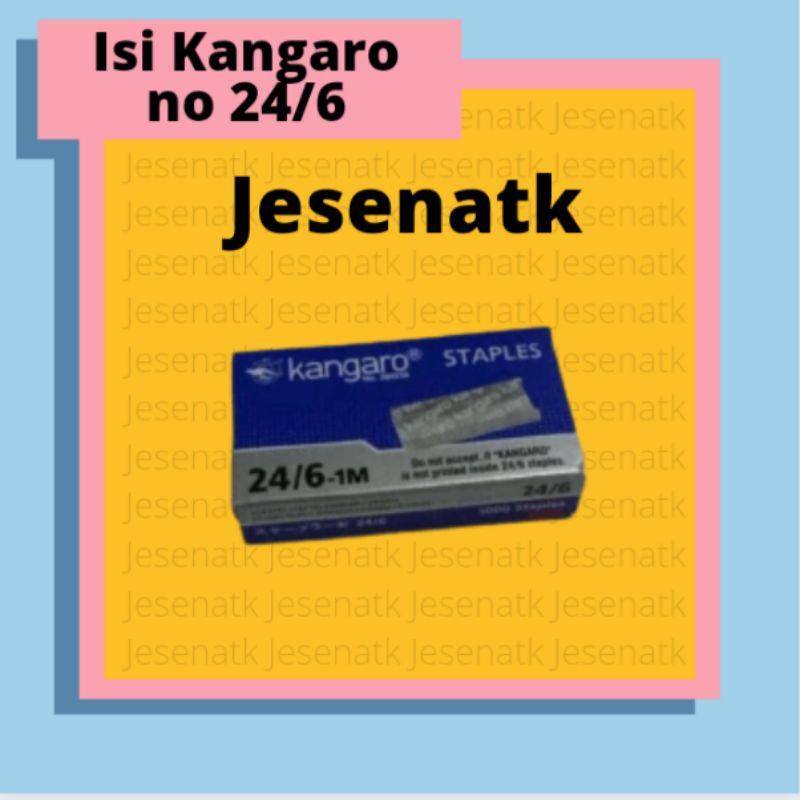 

Isi Staples Kangaro No 24/6 Kecil No 3