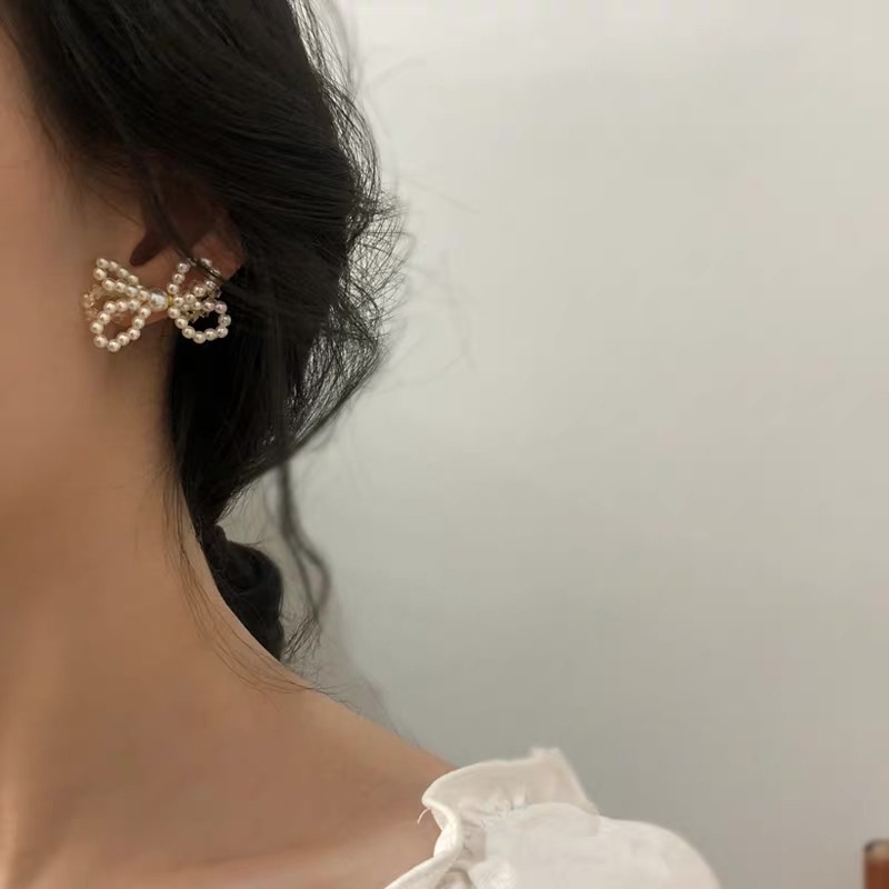 Anting AT206 Perak / Silver S925 Anting Unik Lucu Keren Fashion Wanita / Deluna/BS