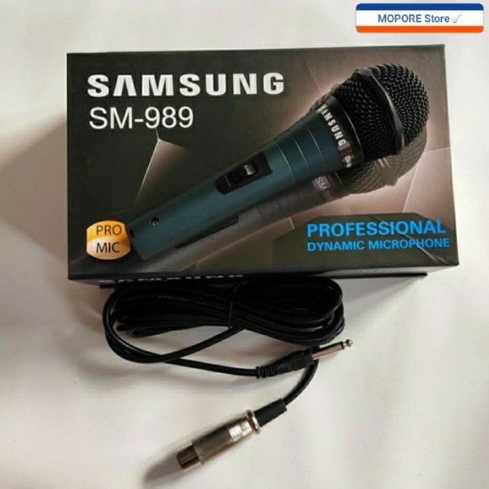 Microphone SAMSUNG Type SM - 989  Pro MIC Best Quality Suara Jenih