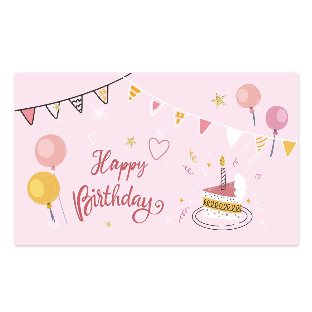 Solighter 30pcs Happy birthday Card Decoration Kartu Undangan Pesta Paket Kado