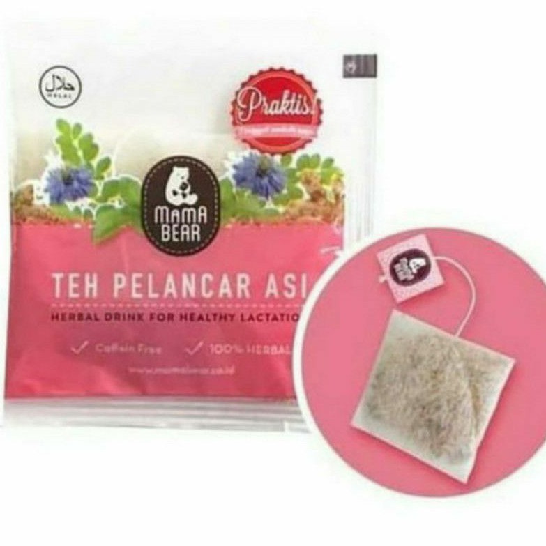 [Checkout Rp1000] Mama Bear Tea 1 SACHET