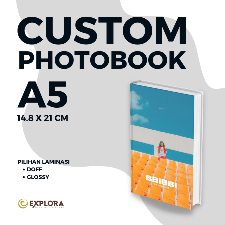 (A5) CUSTOM Cetak Album Foto - Photobook - Yearbook