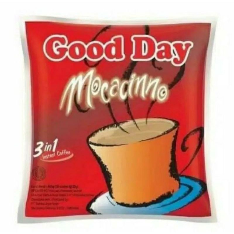 

KOPI GOOD DAY MOCACINO 3in1 (10 Sachet) 1 renceng