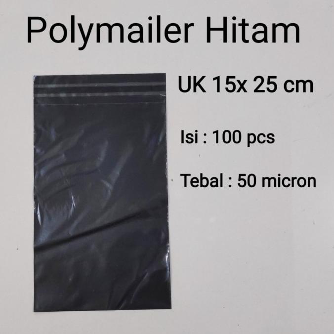 

(Y8A9) PL15 - AMPLOP PLASTIK POLYMAILER PACKING PACKAGING 15 x 25 CM -100 PCS //Ready@nih