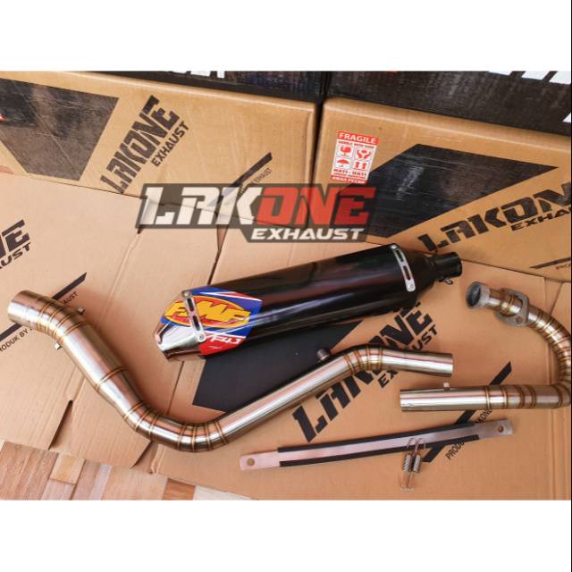 KNALPOT RACING FMF F4.1 BLACK SERIES FULLSYSTEM HONDA CRF230 CRF 230  CRF 250 CRF250 RALLY 250L 250F