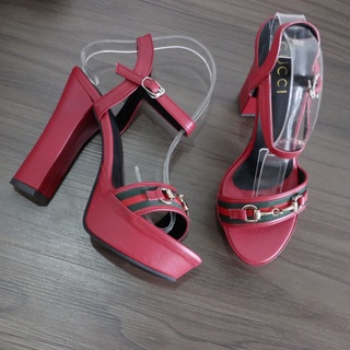 Image of thu nhỏ High heels guci / Chunky heels guci 13 cm #4