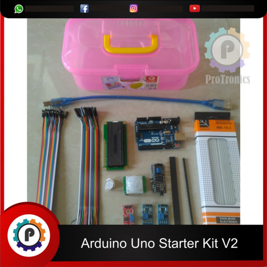 Paket Arduino Uno Modul Starter Kit v2