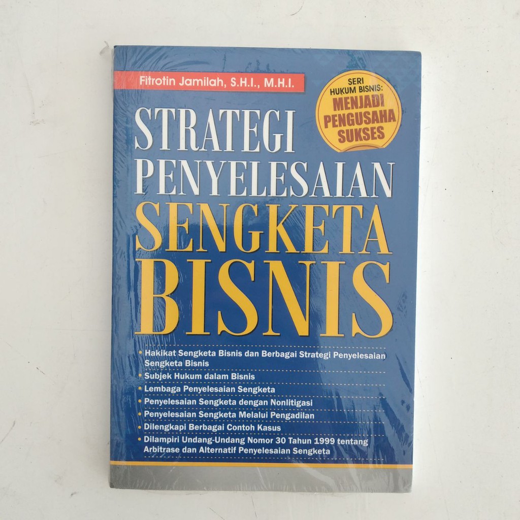 Jual Strategi Penyelesaian Sengketa Bisnis | Shopee Indonesia