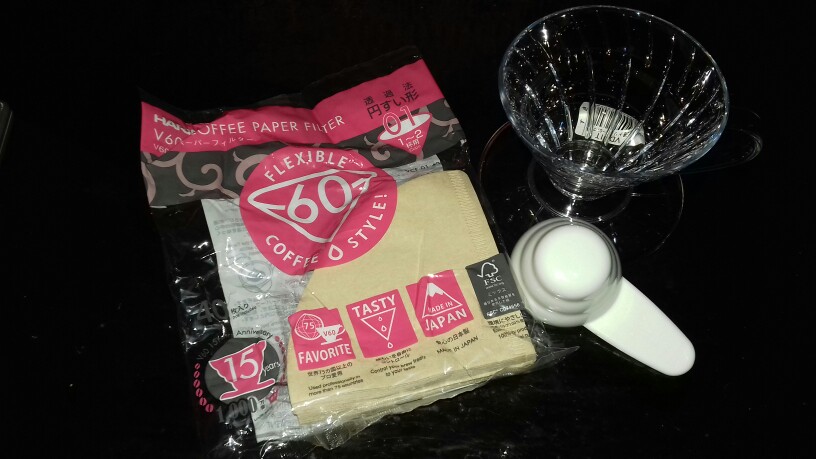 Paket Hario V60 + Paper Filter (isi 40)