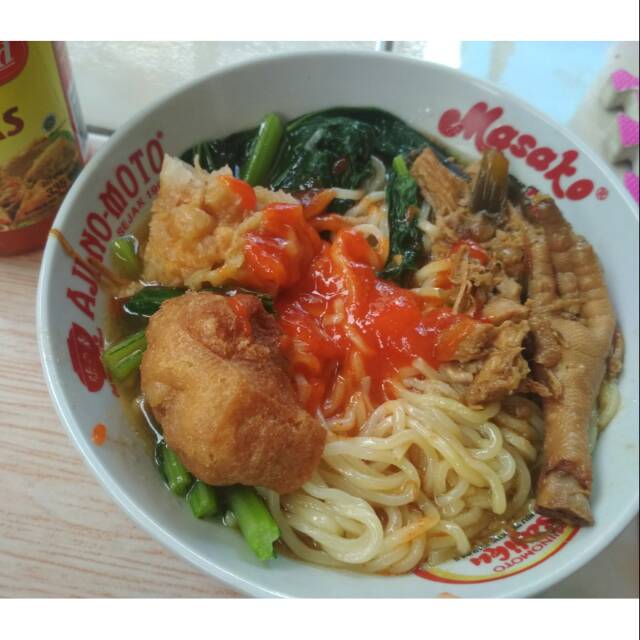 

Mie ayam ceker cuanki