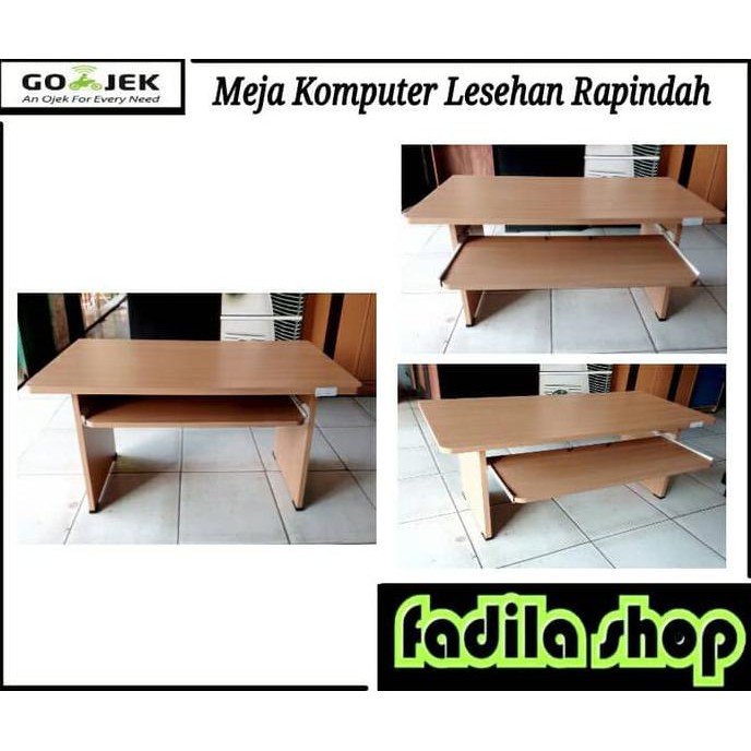 Meja Komputer PC Lesehan Rapindah MURAH