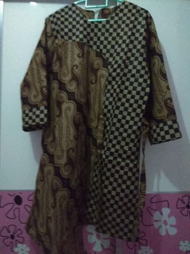 Tunik Batik Lawasan Genes Ziggy Tali Berkualitas Atasan Batik Wanita