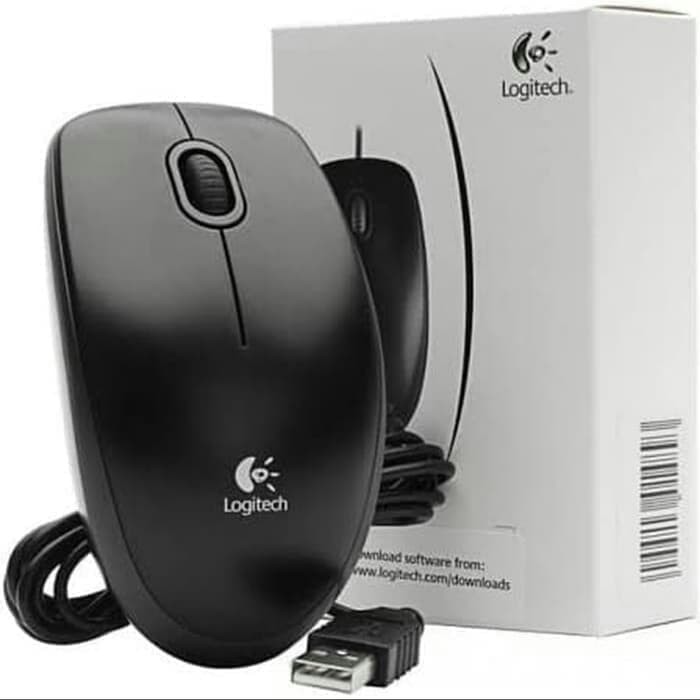 Mouse Logitech B100 Original Garansi Resmi