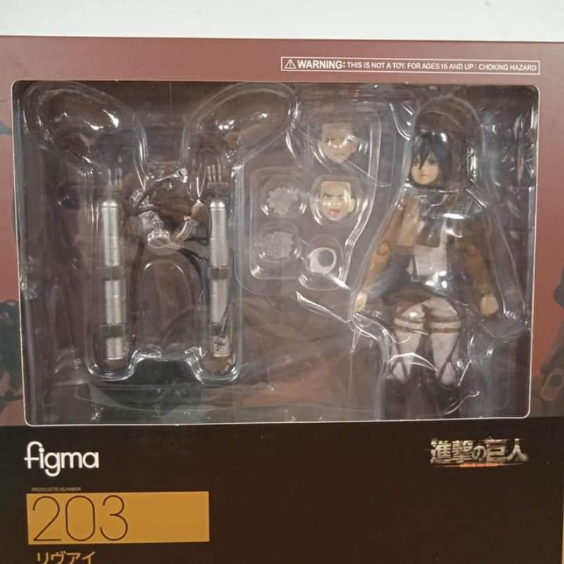 Mainan figma action figureFigma recast 203
mikasa