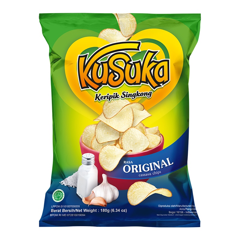 

KuSuka Keripik Singkong Original 180g