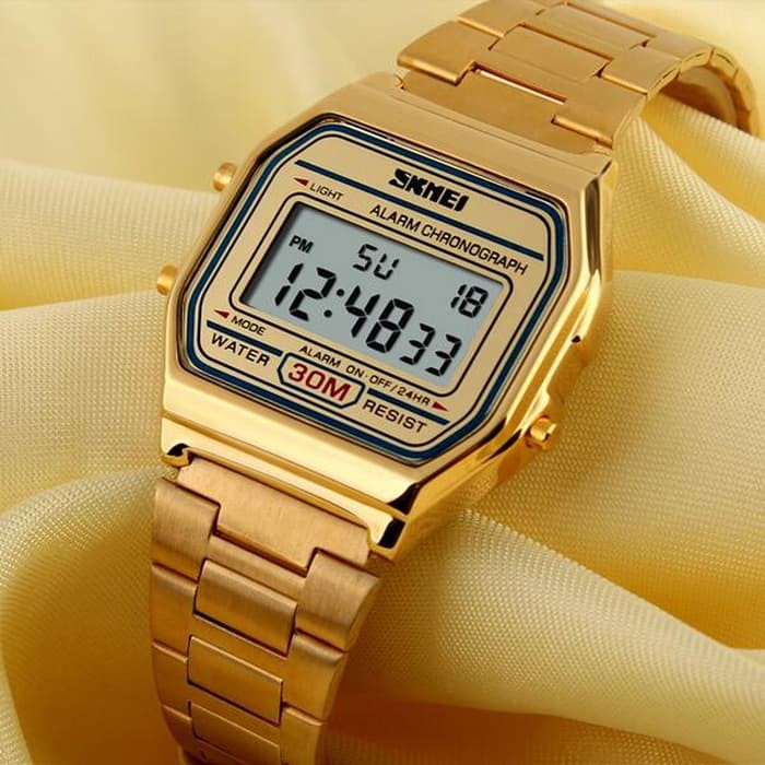SKMEI Watch 1123 Original Water Resistant 30M - Gold