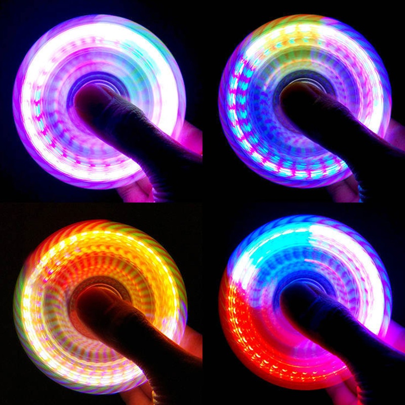 Mary 3 ''Sensory Fidget Spinning Tops Dengan Lampu Kedip Warna-Warni Dewasa Mainan Anak