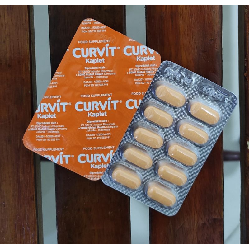 Curvit Tablet / Meningkatkan Nafsu Makan dan Stamina / Vitamin Nafsu Makan Dewasa