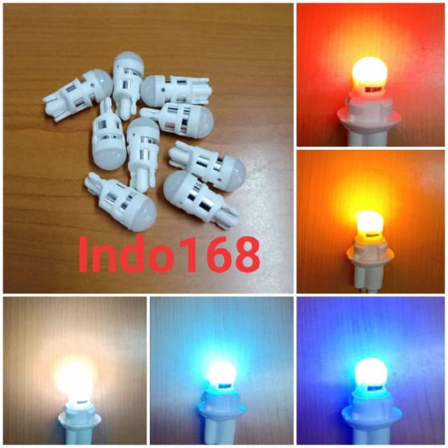 (INDO 168) Lampu Senja T10 Lumens 12 Volt