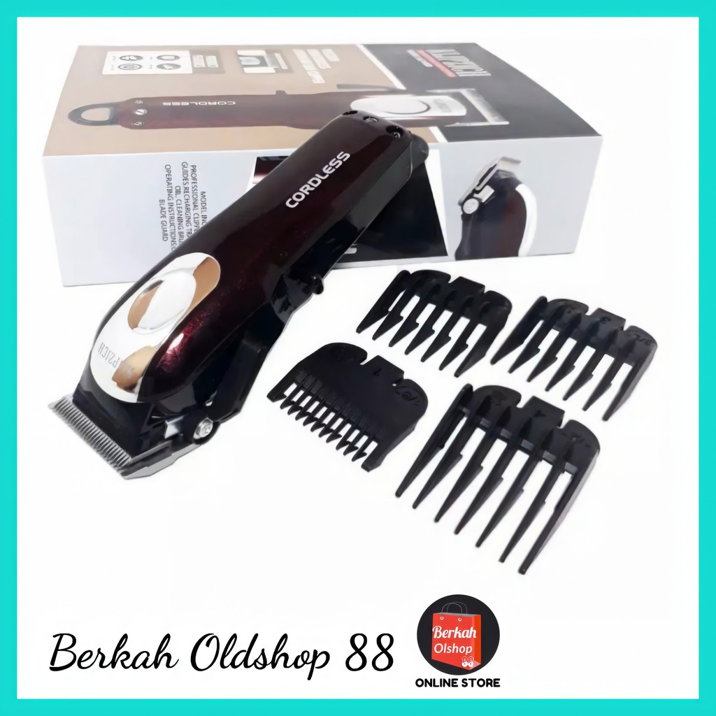 Berkah Oldshop 88 - Mesin Cukur Rambut KLIPZICH KZ-800 Alat Cukur Rambut Rechargeable Cordless