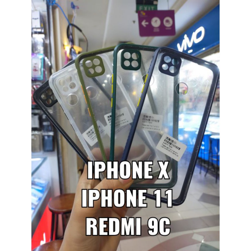 ipaky new dove REDMI9C dan ipaky new transfaran IPHONE X,IPHONE 11,REDMI 9C