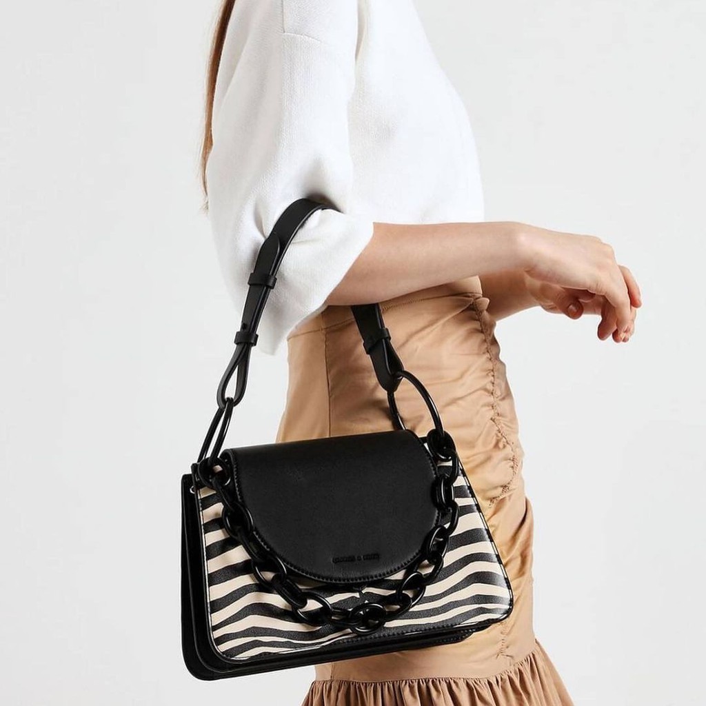 CK Tas Croco Chunky Big Size Sling Bag