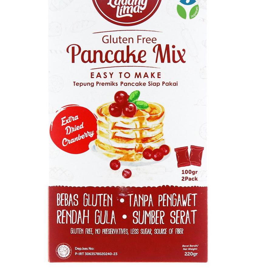 

SALEE! Ladang Lima - Tepung Pancake Mix 220gr - Bebas Gluten - Jagapati
