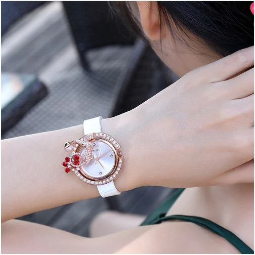 MEGIR 4199 Jam Tangan Wanita Analog Tali Stainless WATCHKITE WKOS