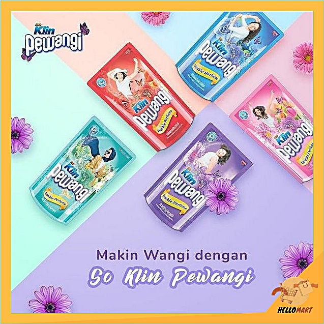ORIGINAL So klin Pewangi Pakaian 800ml / Soklin Softener / HELLOMARTID