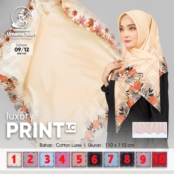 UMAMA LUXURY PRINT MOTIF BUNGA
