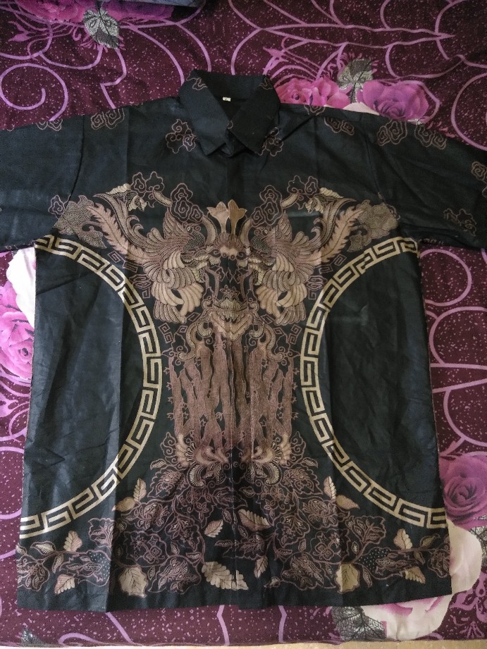 Kemeja Batik Pria Lengan Panjang Size M L Xl Xxl