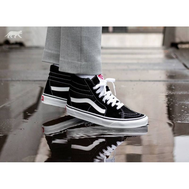 VANS SK8 BLACK WHITE Fashion Sepatu Pria Sepatu Sneakers Pria Nyaman Digunakan Dan Berkualitas