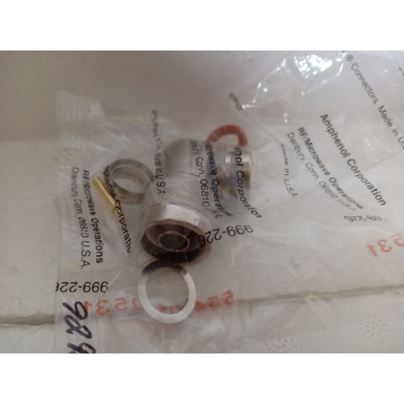 connector konektor RG8 N MALE merek AMP AMPHENOL MADE IN USA ORI